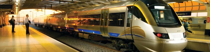 Gautrain station at OR Tambo International Airport