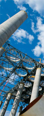 Medupi power station  air cooled condensers