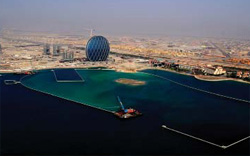 Al Raha sea wall project in Abu Dhabi
